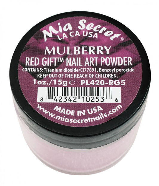 Mia Secret - Mulberry Red Gift Acrylic Powder 1 oz - #PL420-RG5 - Premier Nail Supply 