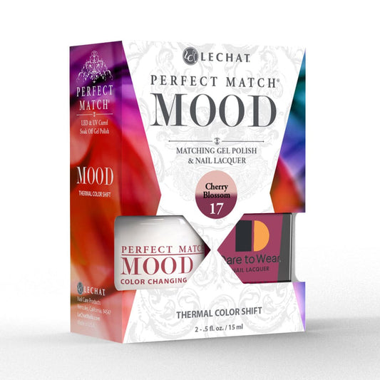 Lechat Perfect Match Mood Color Changing Gel Polish - Cherry Blossom 0.5 oz - #PMMDS17 - Premier Nail Supply 