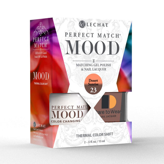 Lechat Perfect Match Mood Color Changing Gel Polish - Desert Sunrise 0.5 oz - #PMMDS23 - Premier Nail Supply 