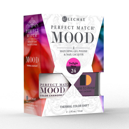 Lechat Perfect Match Mood Color Changing Gel Polish - Twilight Skies 0.5 oz - #PMMDS24 - Premier Nail Supply 