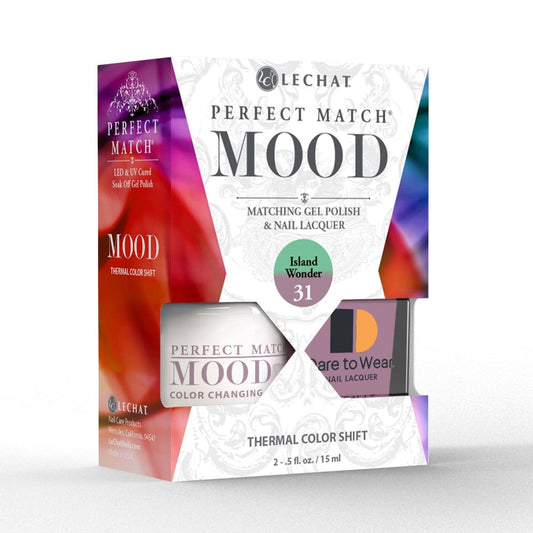 Lechat Perfect Match Mood Color Changing Gel Polish - Island Wonder 0.5 oz - #PMMDS31 - Premier Nail Supply 