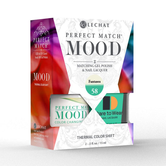 Lechat Perfect Match Mood Color Changing Gel Polish - Fantasea  0.5 oz - #PMMDS58 - Premier Nail Supply 