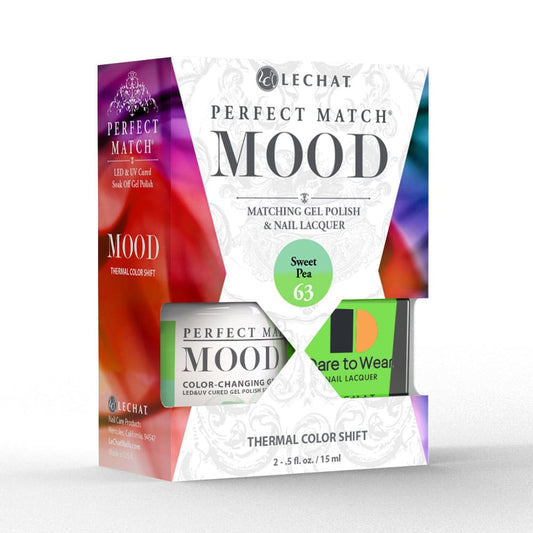 Lechat Perfect Match Mood Color Changing Gel Polish - Sweet Pear 0.5 oz - #PMMDS63 - Premier Nail Supply 