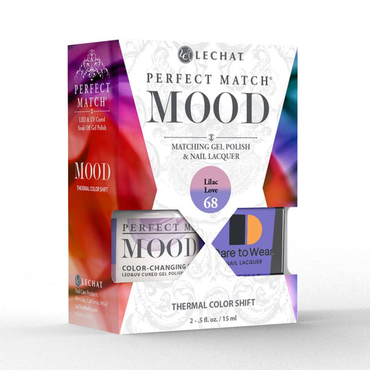 Lechat Perfect Match Mood Color Changing Gel Polish - Lilac Love 0.5 oz - #PMMDS68 - Premier Nail Supply 