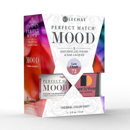 Lechat Perfect Match Mood Color Changing Gel Polish - Love Clouds 0.5 oz - #PMMDS72 - Premier Nail Supply 