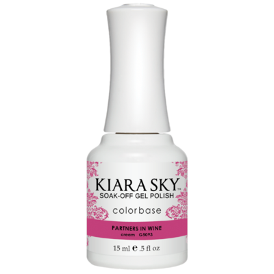 Kiara Sky All in one Gelcolor - Partners In Wine 0.5oz - #G5093 -Premier Nail Supply