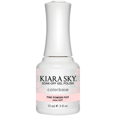 Kiara Sky Gelcolor - Pink Powderpuff 0.5 oz - #G491 - Premier Nail Supply 
