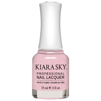 Kiara Sky All in one Nail Lacquer - Pink Stardust  0.5 oz - #N5041 -Premier Nail Supply