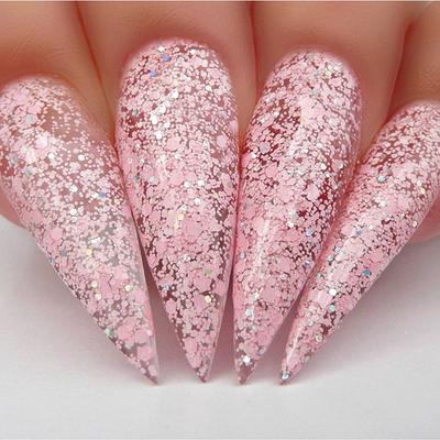 Kiara Sky - Dipping Powder - Pinking Of Sparkle 1 oz - #D496 - Premier Nail Supply 