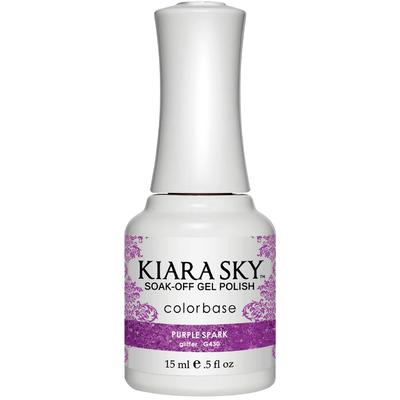 Kiara Sky Gelcolor - Purple Spark 0.5 oz - #G430 - Premier Nail Supply 