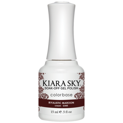 Kiara Sky Gelcolor - Riyalistic Maroon 0.5 oz - #G545 - Premier Nail Supply 