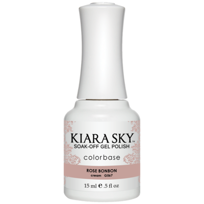 Kiara Sky  Gelcolor - Rose Bon Bon 0.5oz  - #G567 - Premier Nail Supply 