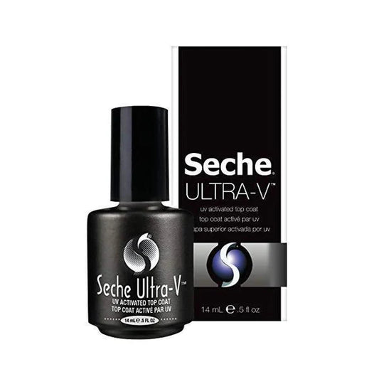 Seche Ultra V-UV Topcoat 0.5 oz - Premier Nail Supply 