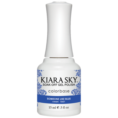 Kiara Sky Gelcolor - Someone Like Blue 0.5 oz - #G621 - Premier Nail Supply 