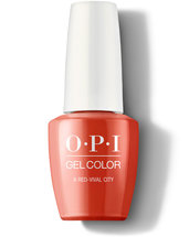 OPI Gelcolor - A Red-Vival City 0.5oz - #GCL22 - Premier Nail Supply 