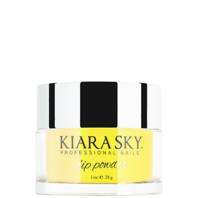 Kiara Sky Dip Glow Powder - Beaming Sun - #DG110 - Premier Nail Supply 
