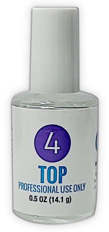 Chisel Dip Liquid #4 Topcoat 0.5 oz - Premier Nail Supply 