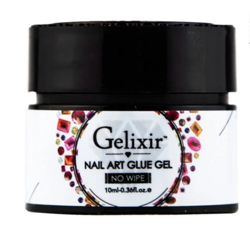 Gelixir Rhinestone Glue Gel No Wipe 0.36 fl.oz - Premier Nail Supply 