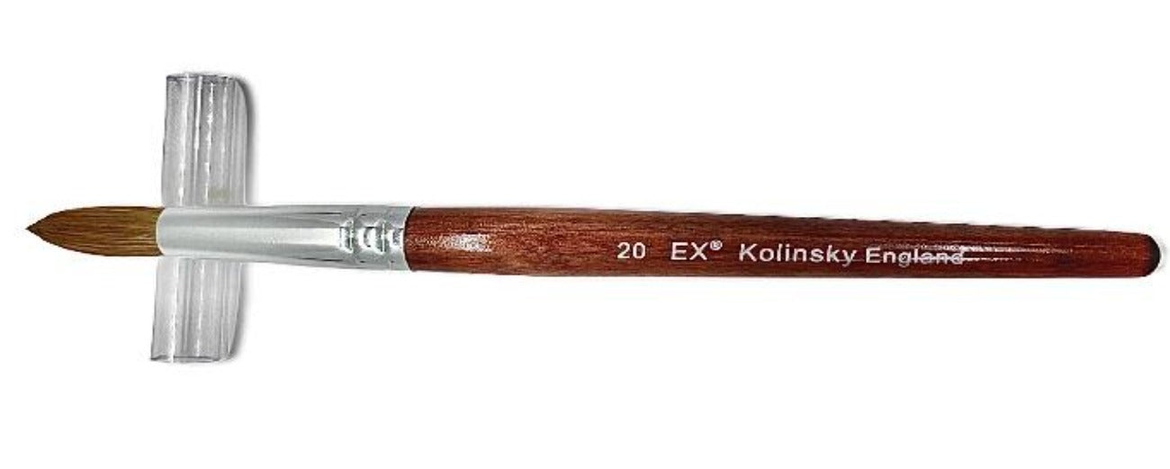 Ex-acrylic Brush Kolinsky size 20 - #BEXS20 - Premier Nail Supply 