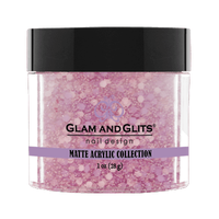 Glam & Glits Acrylic Powder - BubbleGum 1 oz - MA624 - Premier Nail Supply 