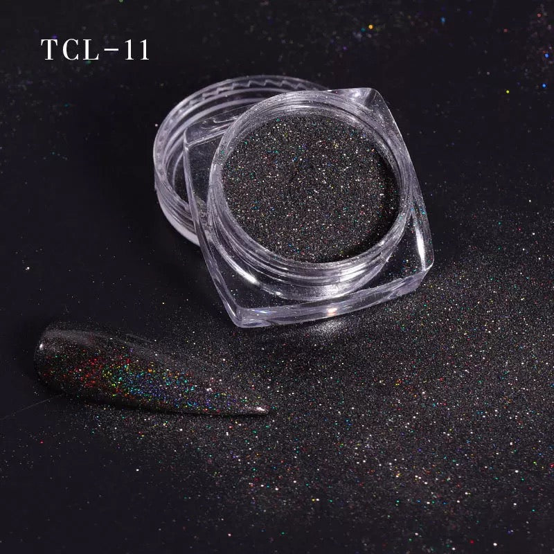 Magic Laser Black Chrome Color Powder TCL11-21814 - Premier Nail Supply 