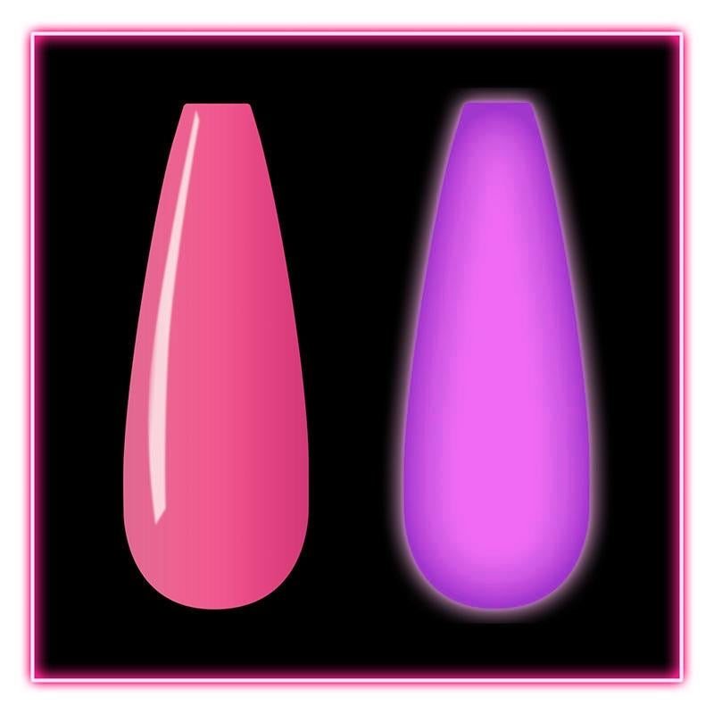Kiara Sky Dipping Glow Powder - Flamingo 1 oz - #DG128 - Premier Nail Supply 