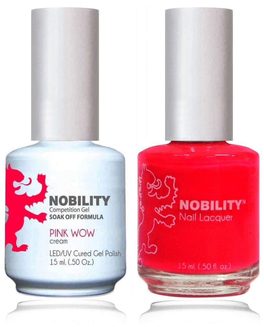 Lechat Nobility Gel Polish & Nail Lacquer - Pink Wow 0.5 oz - #NBCS059 - Premier Nail Supply 
