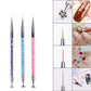 Cat Eye Magnetic & Nail Art Brush 9 mm Purple - #BCE09 - Premier Nail Supply 