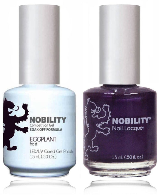 Lechat Nobility Gel Polish & Nail Lacquer - Eggplant 0.5 oz - #NBCS038 - Premier Nail Supply 