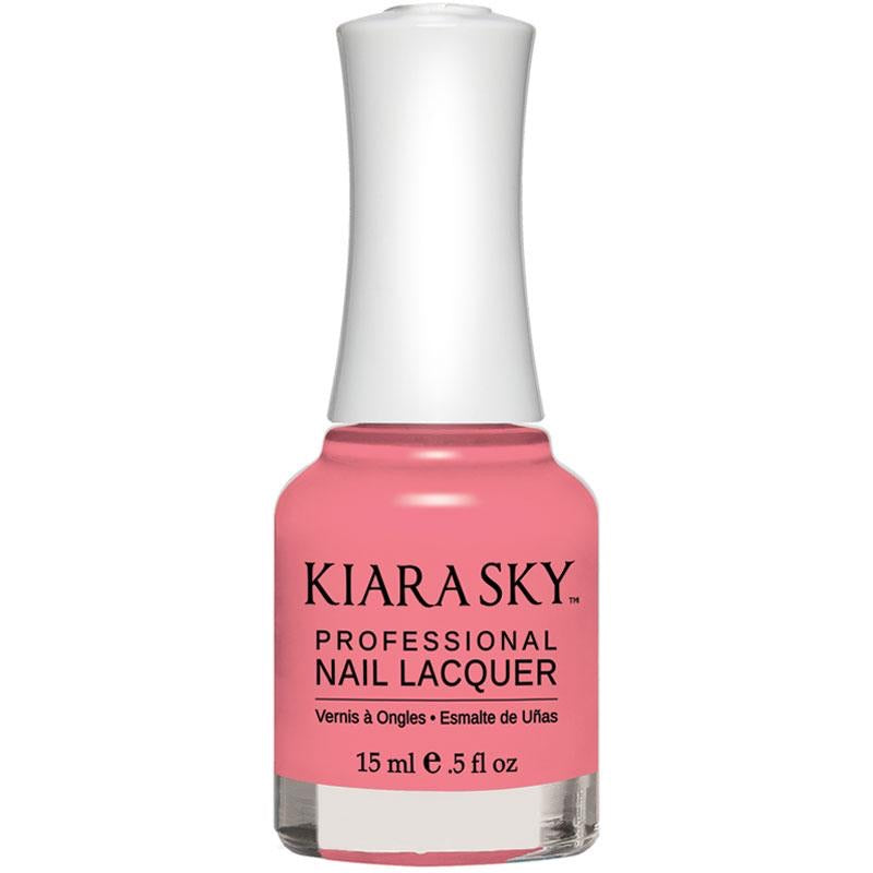 Kiara Sky Nail lacquer - Pink Slippers 0.5 oz - #N407 - Premier Nail Supply 