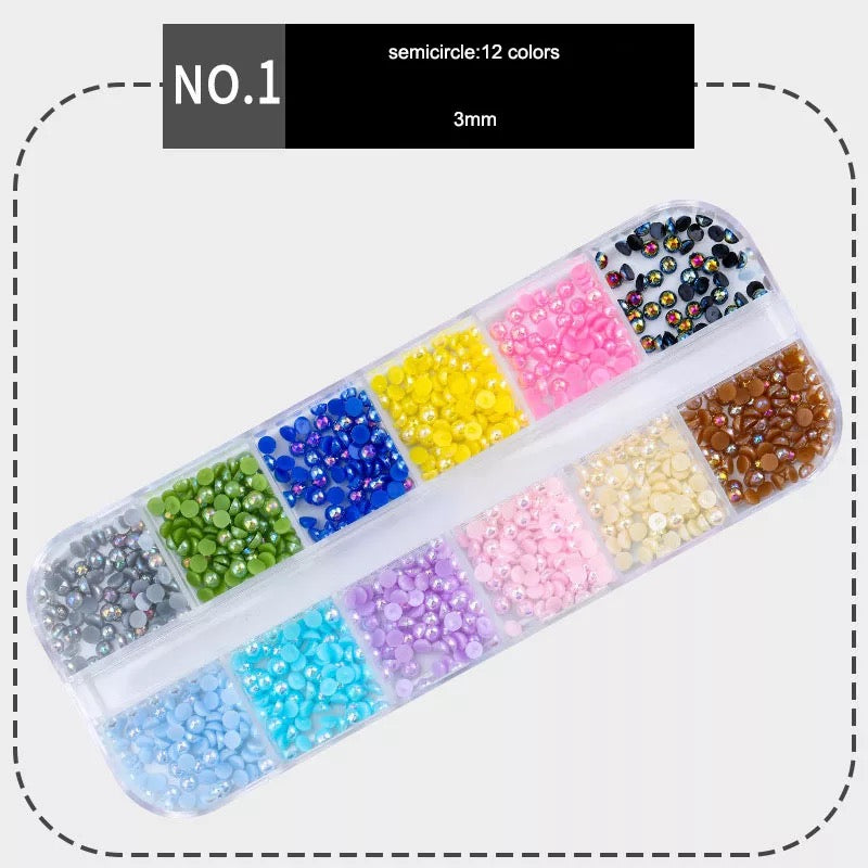 Half Peals 12Colors HP121 - Premier Nail Supply 