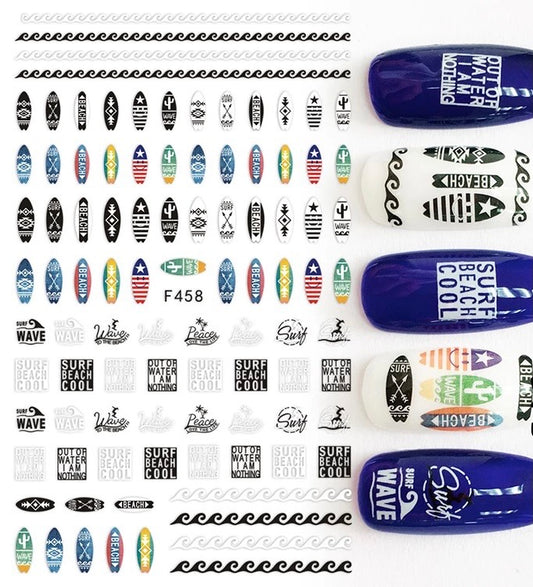 Wave to The  Beach- F458 - Premier Nail Supply 