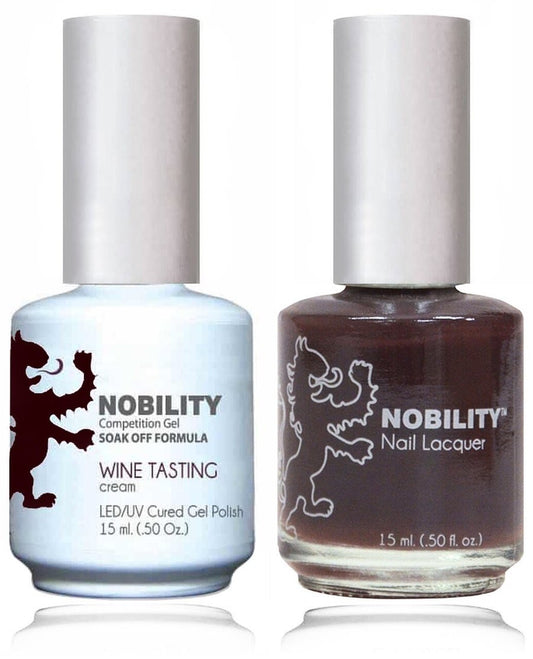 Lechat Nobility Gel Polish & Nail Lacquer - Wine Tasting 0.5 oz - #NBCS034 - Premier Nail Supply 