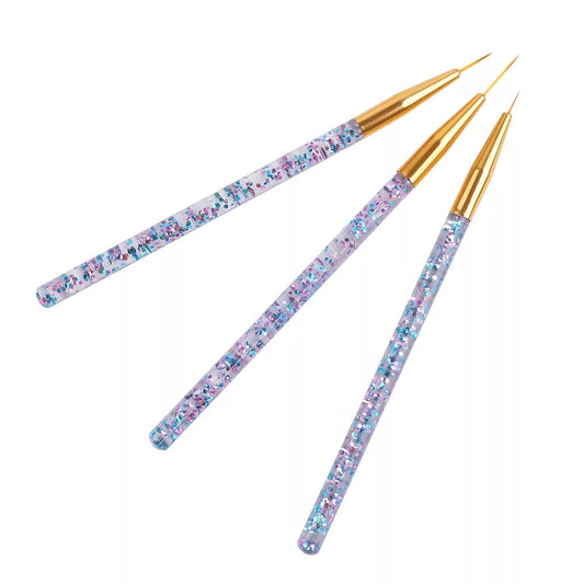 Details Art Brush 3pcs Set - Premier Nail Supply
