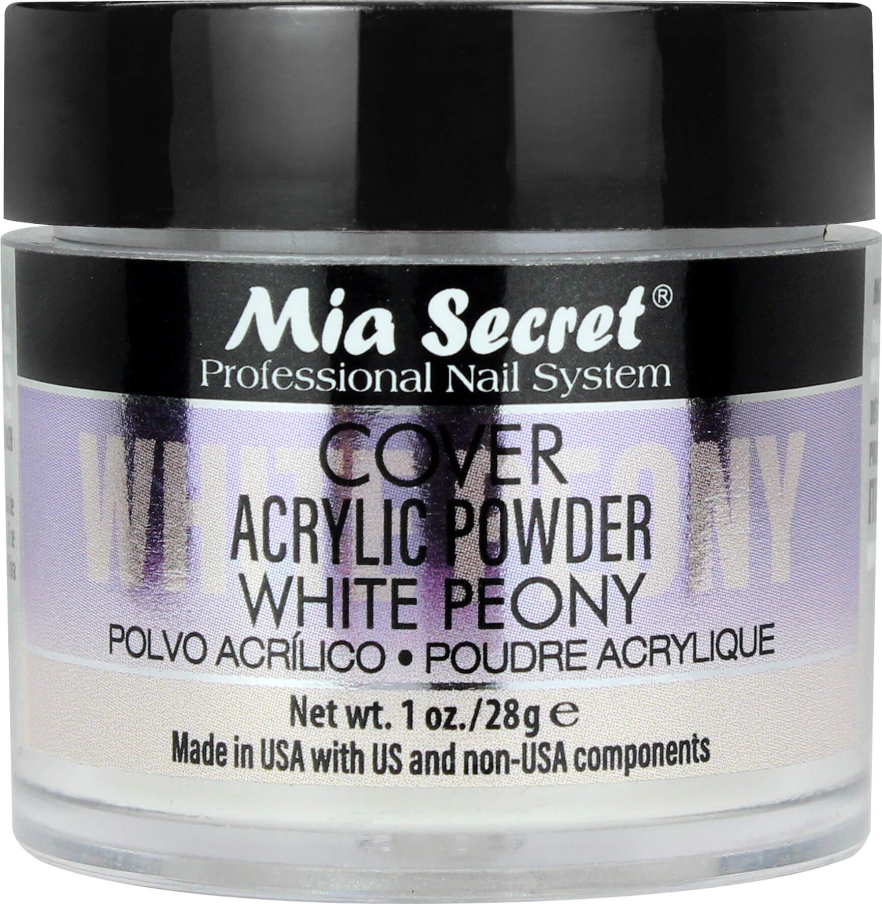 Mia Secret - Cover White Peony Powder 1oz - #PL420_NY - Premier Nail Supply 