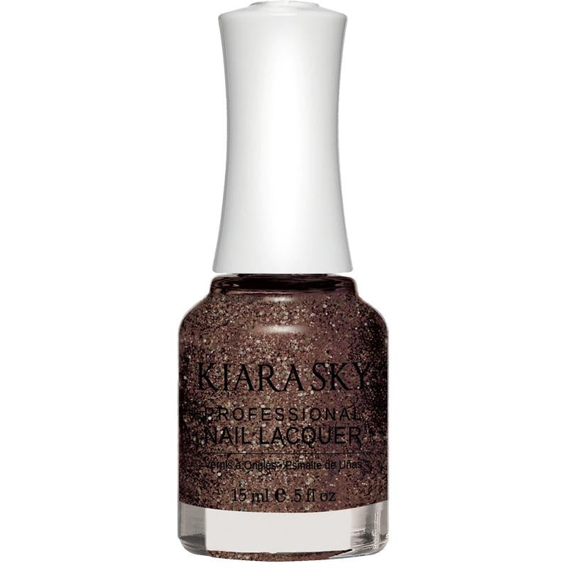 Kiara Sky Nail lacquer - Chocolate Glaze 0.5 oz - #N467 - Premier Nail Supply 