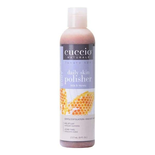 Cuccio Daily Skin Polisher Milk & Honey 8 Fl oz - #325789 - Premier Nail Supply 