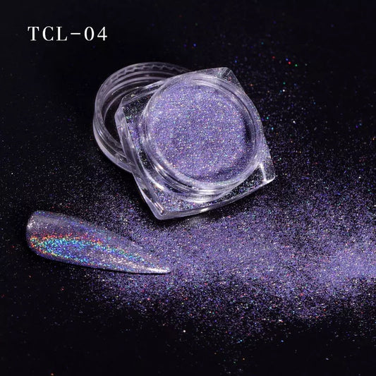 Magic Laser Purple Chrome Powder TCL04- 23670 - Premier Nail Supply 