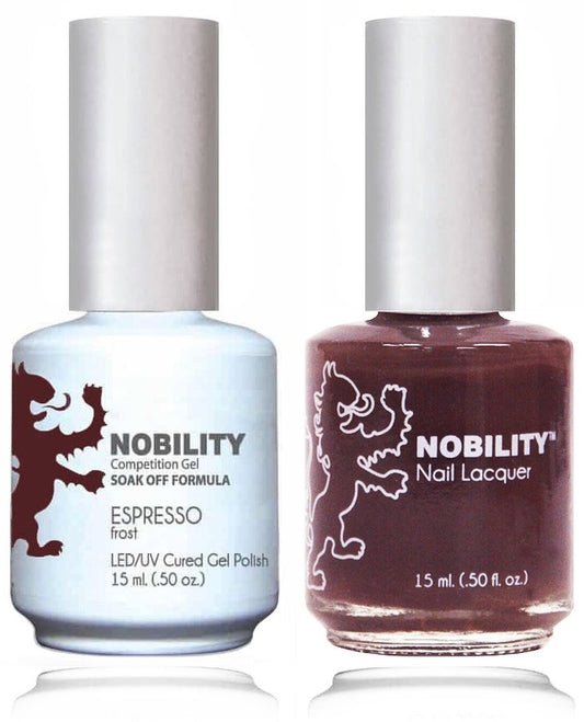 Lechat Nobility Gel Polish & Nail Lacquer - Espresso 0.5 oz - #NBCS084 - Premier Nail Supply 