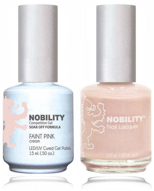 Lechat Nobility Gel Polish & Nail Lacquer - Faint Pink  0.5 oz - #NBCS086 - Premier Nail Supply 