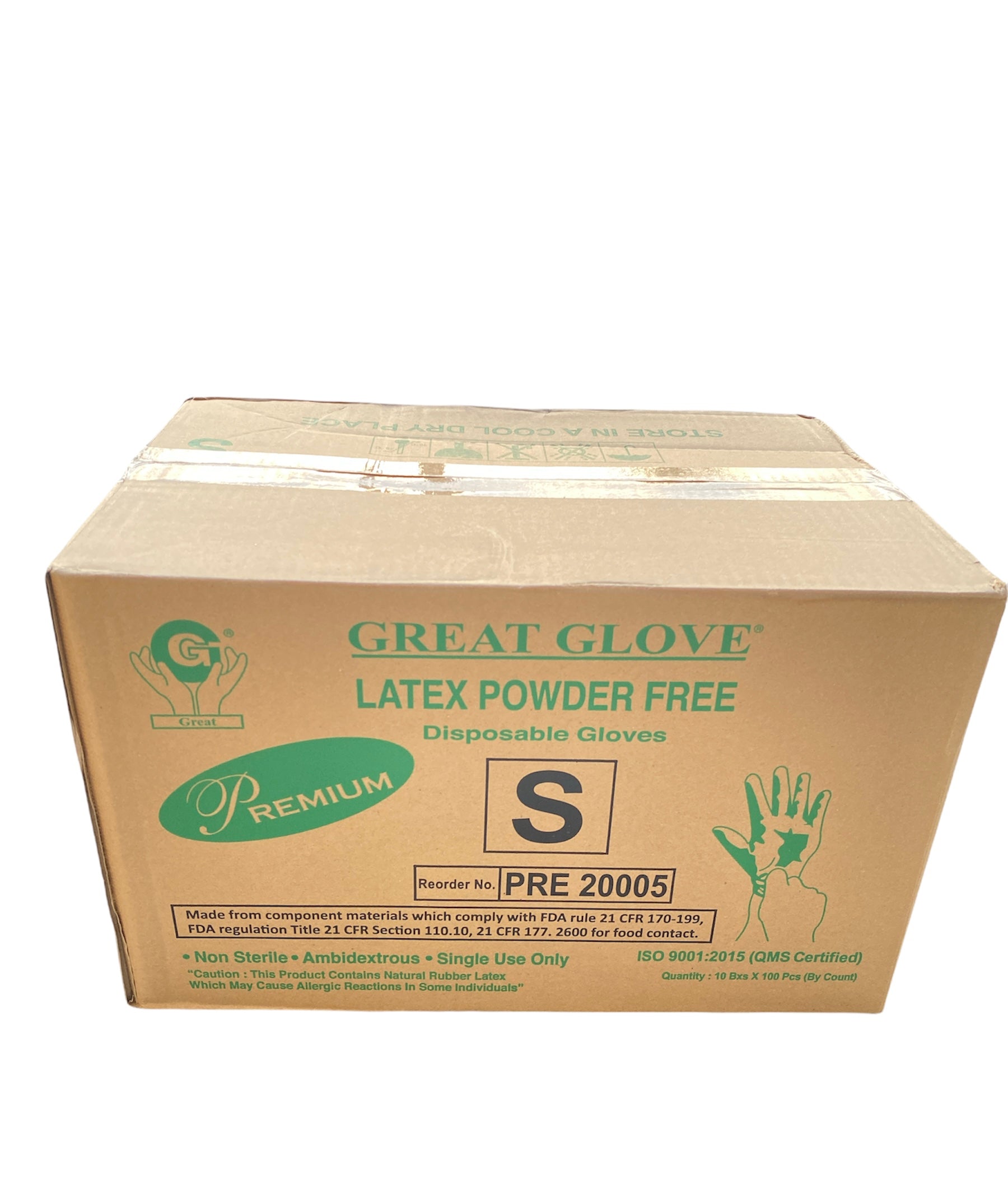 Great glove Latex Powder Free - Premier Nail Supply 