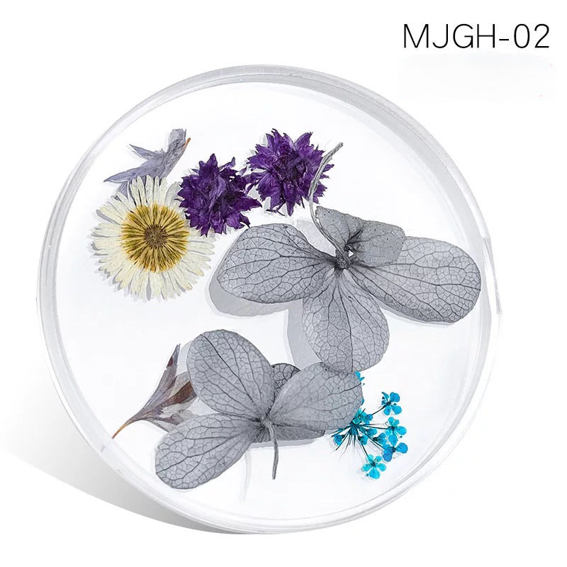 Dried Natural Flowers Mix  Different Color - MJGH202 - Premier Nail Supply 