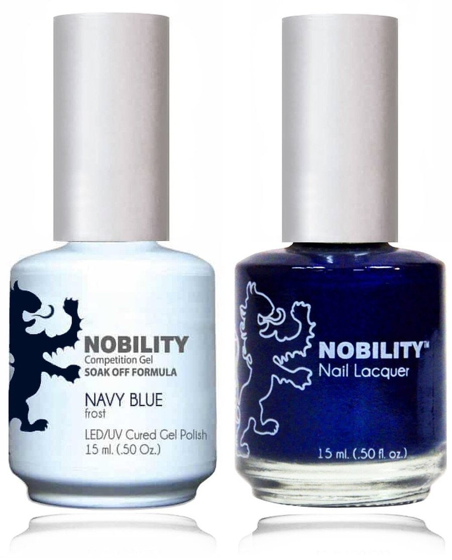 Lechat Nobility Gel Polish & Nail Lacquer - Navy Blue 0.5 oz - #NBCS020 - Premier Nail Supply 