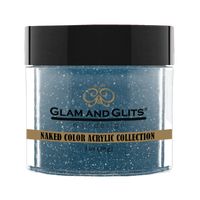 Glam & Glits Acrylic Powder - Teal In Me 1 oz - NCA434 - Premier Nail Supply 