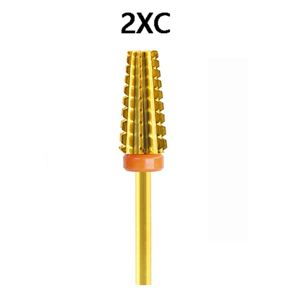 Drill bit Umbrella  3/32 Gold 2XC - TLR - Premier Nail Supply 