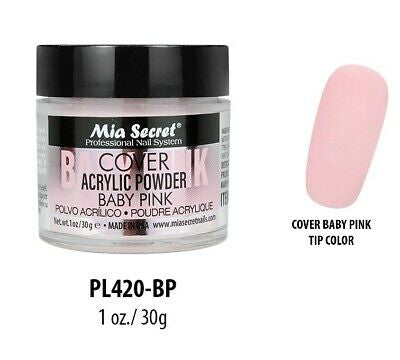 Mia Secret - Cover Baby Pink Acrylic Powder1oz - #PL420-BP - Premier Nail Supply 
