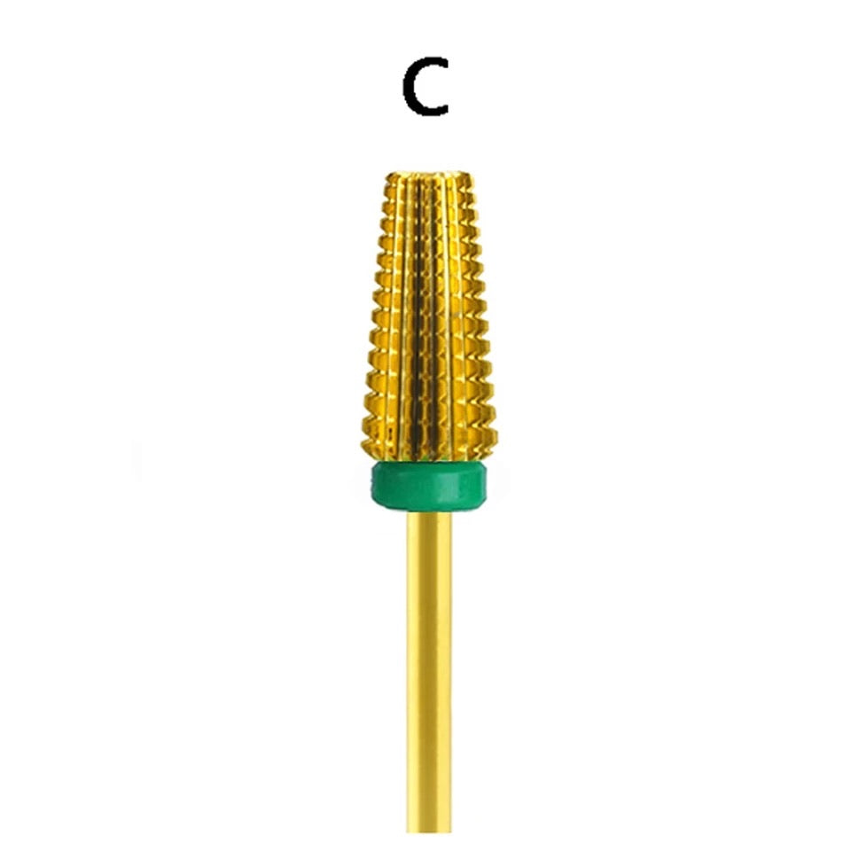 Drill bit Umbrella - 3/32 Gold C - TLR - Premier Nail Supply 