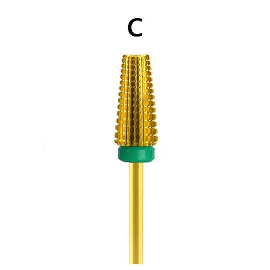 Drill bit Umbrella - 3/32 Gold C - TLR - Premier Nail Supply 