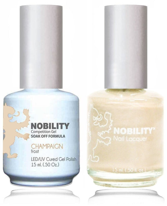 Lechat Nobility Gel Polish & Nail Lacquer - Champaign 0.5 oz - #NBCS032 - Premier Nail Supply 