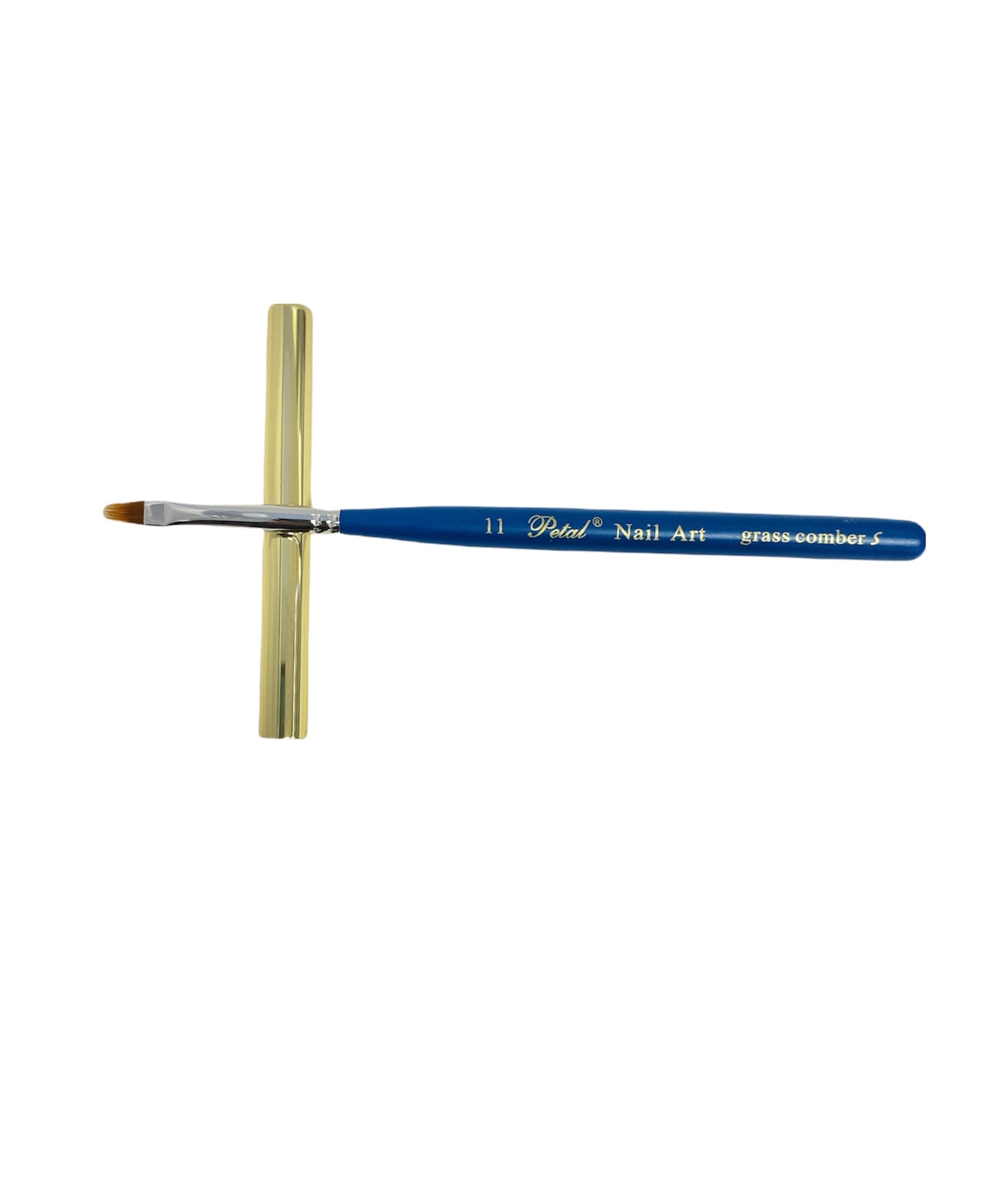 Petal Nail Art Brush Grass Comber With Cap Size 11 - #86678 - Premier Nail Supply 